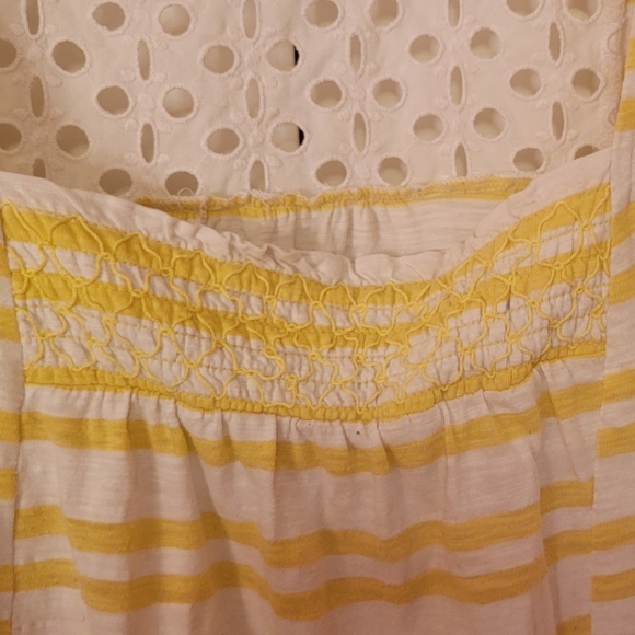 Meadow Rue Striped Eyelet Top - Picture 5 of 6